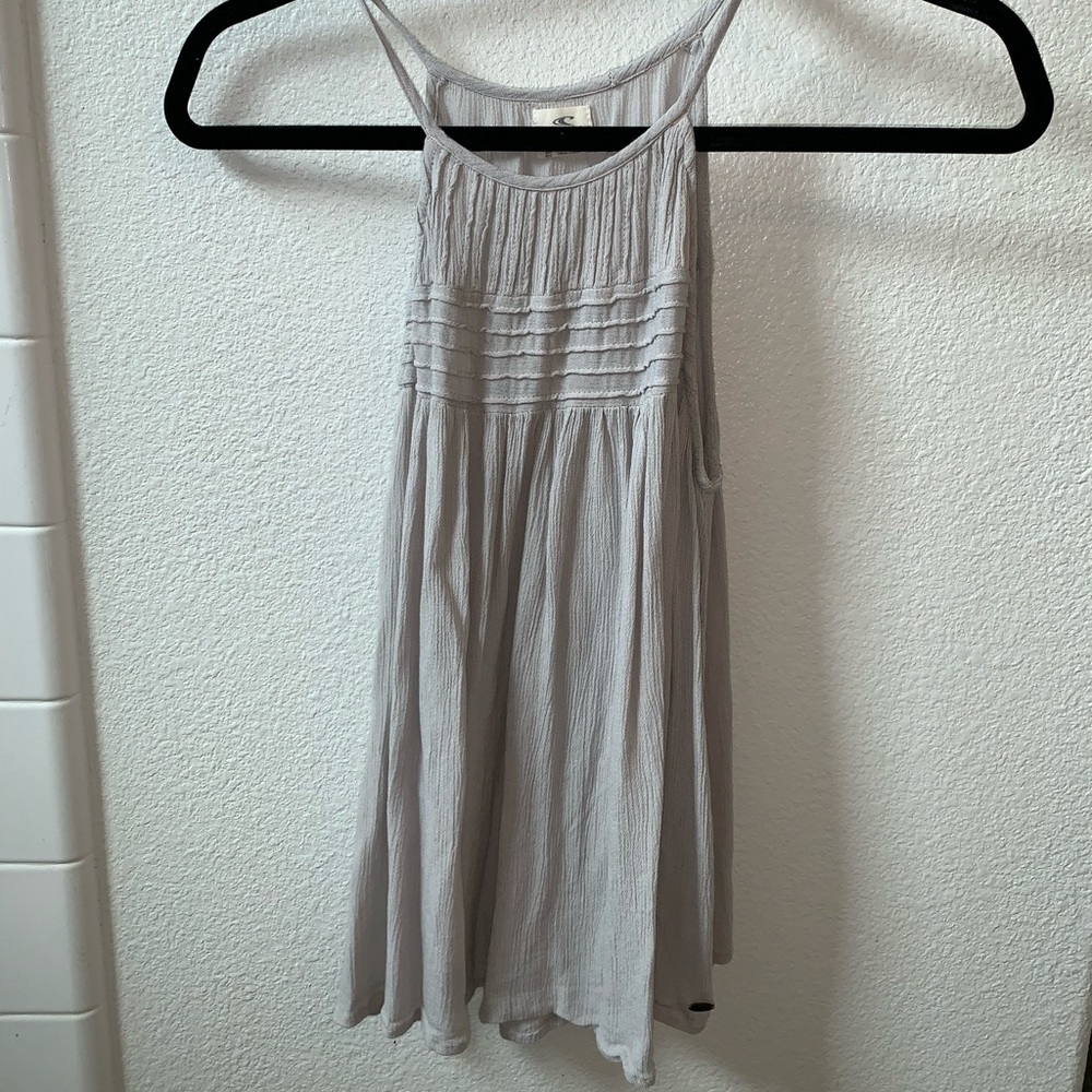 o’neill women’s light gray tank top